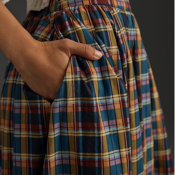 Maeve Multicolor Plaid A-Line Skirt from Anthropologie - Picture 5 of 5